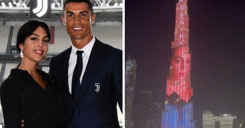 Cristiano Ronaldo faz “surpresa” a Georgina no prédio mais alto do mundo