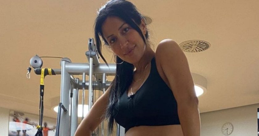 Ana Moura, grávida pela 1ª vez, exibiu “barriguinha” em treino