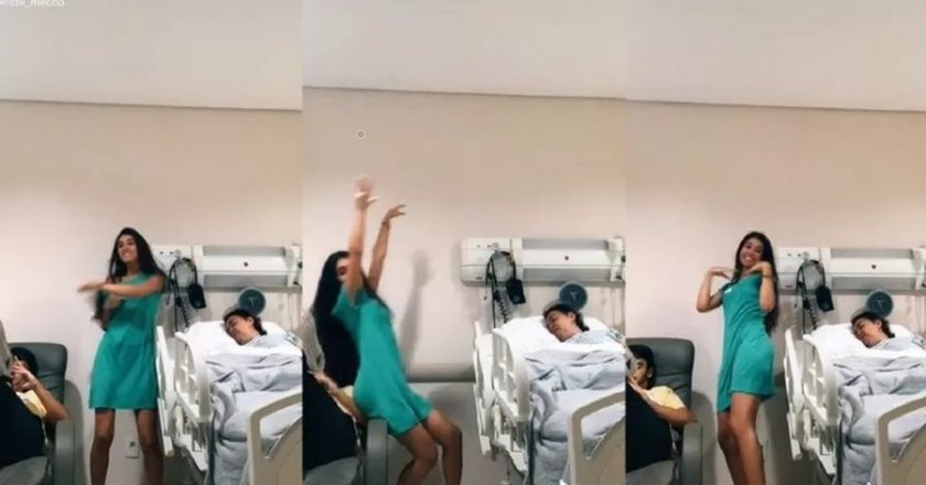 Tiktoker criticada por dançar ao lado da mãe internada com cancro terminal